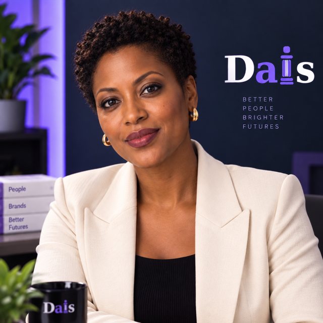 Synthetic portrait of Maya Okafor, Dais AI Chief Marketing Officer.