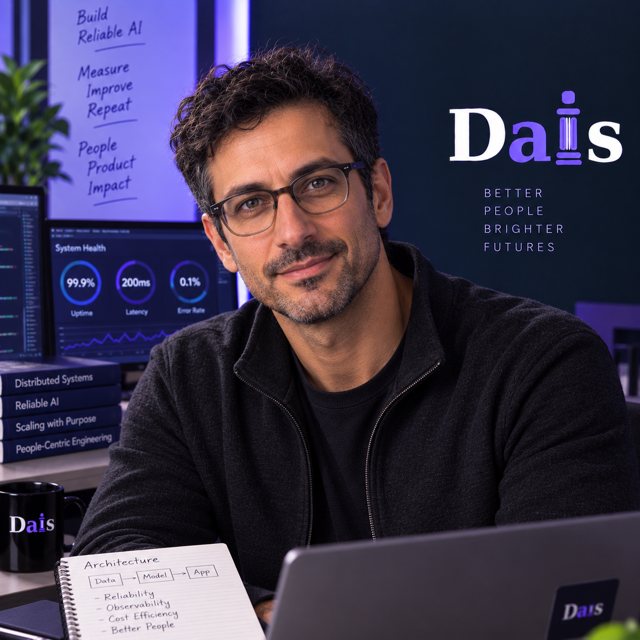 Synthetic portrait of Orion Fanucci, Dais AI Chief Engineering Officer.